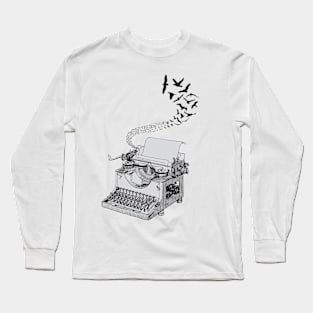 Flying Words Long Sleeve T-Shirt